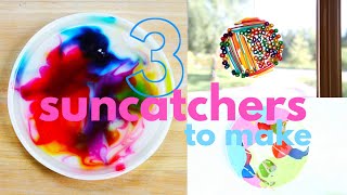 3 Funky and Simple Suncatcher Ideas to Try [upl. by Warga712]