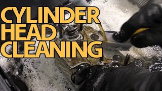 Cleaning And Disassembly How to Rebuild the Porsche 911 AirCooled Cylinder Head Part 1 [upl. by Estrella]