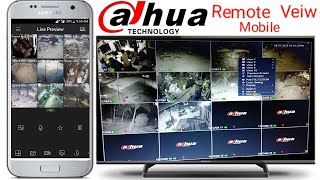 Dahua mobile app gdmss idmss plus p2p connection remote access [upl. by Nerrad]