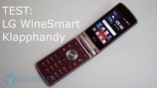 LG WineSmart Klapphandy mit Android und LTE im Test [upl. by Natsirt]