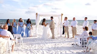 Destin Florida Beach Wedding  Dakota amp Payton Destination Wedding [upl. by Tegdig]