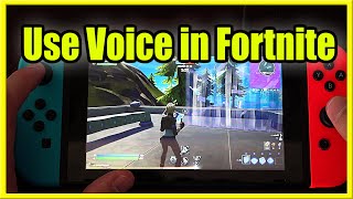 How to use FORTNITE VOICE CHAT on Nintendo SWITCH Easy Method [upl. by Silliw242]