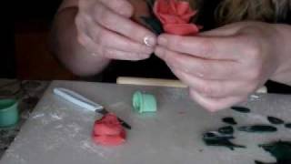 Make Marzipan Roses [upl. by Adiela]