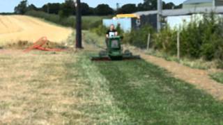 Ransomes triple ride on mower [upl. by Divine]