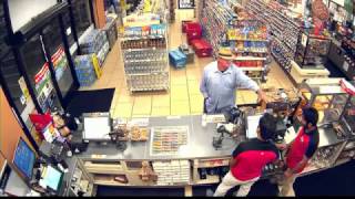 Robbery at Convenience Store Caught On Video NR17006jh [upl. by Ecnerewal]