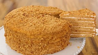 Medovik  Russian Honey Cake Recipe [upl. by Balfore967]