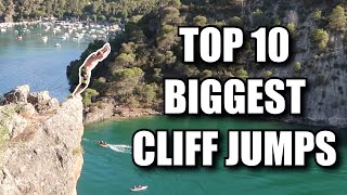 Die 10 höchsten Klippensprünge  Top 10 highest cliff jumps [upl. by Annuahsal663]