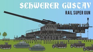 Schwerer Gustav  Rail Super Gun Behemoth [upl. by Torin]