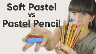 Soft Pastels vs Pastel Pencils Whats the Difference [upl. by Babita466]