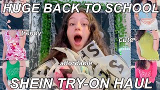 HUGE TRENDY BACK TO SCHOOL SHEIN TRYON HAUL 2021 [upl. by Bridges]