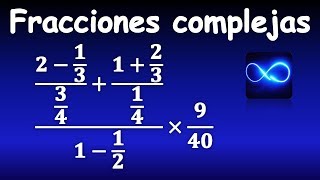 32 Fracciones complejas Ejercicio 6 MUY FÁCIL [upl. by Langdon]