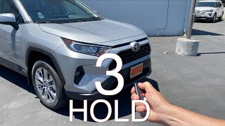 Toyota RAV4 Tips Remote Start Key Fob [upl. by Anahsed]