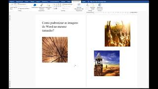 Como redimensionar várias imagens do Word de uma só vez [upl. by Allisirp]