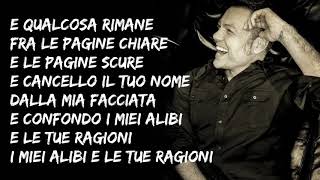 Tiziano Ferro  Rimmel TestoLyrics [upl. by Ehtyaf851]