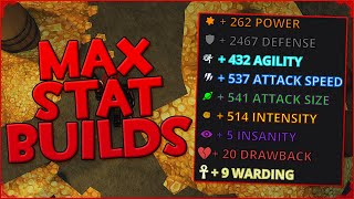 MAX STAT BUILDS  Arcane Odyssey 114 [upl. by Dahraf]