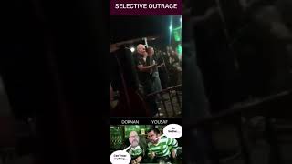 Celtic Provo band sing a sick sectarian song in a Glasgow bar about Rangers kitman Jimmy Bell [upl. by Peery]