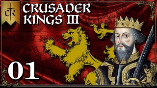 Lets Play Crusader Kings III 3 England  William the Conqueror CK3 Roleplay Gameplay Episode 1 [upl. by Hy]