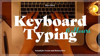 MacBook Keyboard Typing Sound for Relaxing [upl. by Dnalyk]