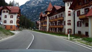 Sulle strade delle Dolomiti da Cortina a Dobbiaco 20170729 [upl. by Stickney378]