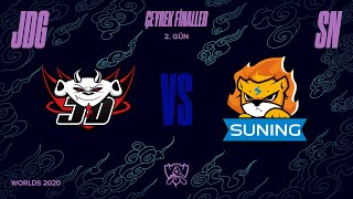 JD Gaming  JDG  vs Suning  SN  4 Maç  Worlds 2020 Çeyrek Final [upl. by Naasar]