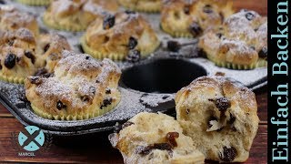 Christstollen Muffins  Mini Christstollen selber backen [upl. by Caroline13]