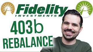 Fidelity Investments  How To Rebalance Your Portfolio  403b [upl. by Adnohsirk]