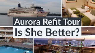 PampO Aurora Full HD Tour  First Look Following Major 2019 Refurbishment [upl. by Sorvats587]