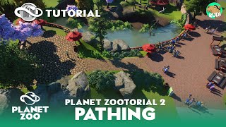 Zootorial 02  Pathing and Plazas  Interactive Planet Zoo Tutorial 25 [upl. by Anaitsirhc]