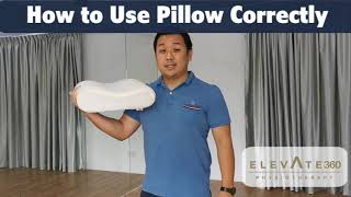 Physiotherapists Advice How to Use The Contour Pillow [upl. by Goggin445]