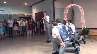 Brides Surprise  Awesome Groomsmen Dance [upl. by Tamanaha]