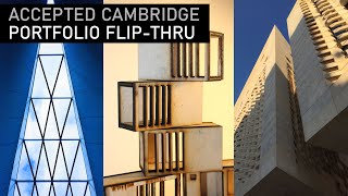 ACCEPTED Cambridge Architecture Portfolio FlipThrough [upl. by Renaldo]