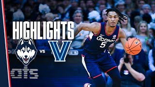 HIGHLIGHTS  1 UConn Mens Basketball at Villanova [upl. by Inafetse695]