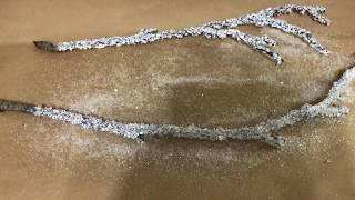 Icicles Branches DIY Tutorial [upl. by Ahseena980]