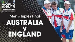 Mens Triples Final  Australia v England [upl. by Schaefer322]