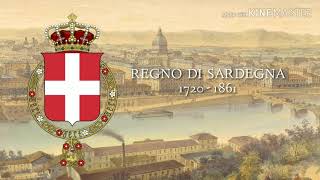 Kingdom of Sardinia 17201861 National Anthem quotShymnu sardu nationalequot [upl. by Nelram]