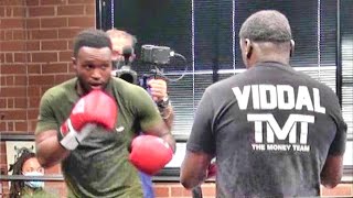 UKs HOTTEST prospect Viddal Riley killing the pads at Mike Tysons Ranch [upl. by Grote]