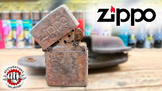 Zippo lighter restoration [upl. by Lemhaj]