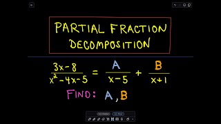 ❖ Partial Fraction Decomposition  Example 1 ❖ [upl. by Etnovahs]