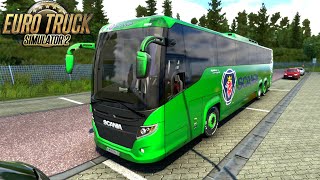 SCANIA TOURING HD  141 BUS  Euro Truck Simulator 2 [upl. by Eppilihp]