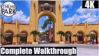 Universal Studios Florida  Full Complete Walkthrough Tour  Universal Orlando Resort 4K [upl. by Antonetta]