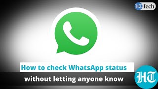 How to check WhatsApp status without letting anyone know [upl. by Philippe]