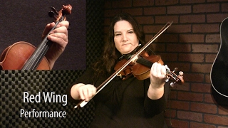 Red Wing  Fiddle Lesson by Patti Kusturok [upl. by Norrej112]