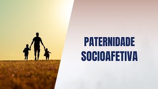 Paternidade socioafetiva [upl. by Britni451]