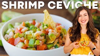 Quick and Easy SHRIMP CEVICHE Recipe [upl. by Olracnaig]