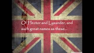 The British Grenadiers Song  Lyrics [upl. by Gipps]