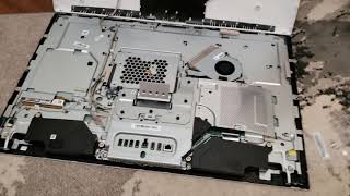 HP All In One 27quot Disassembly Change to SSD amp Benchmarking [upl. by Alfred405]