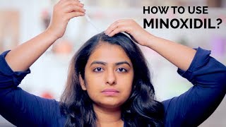 How To Use Minoxidil  Hair Regrowth  Skin Diaries [upl. by Relyat]