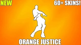 FORTNITE ORANGE JUSTICE EMOTE 1 HOUR [upl. by Happy188]