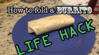 How to properly fold a burrito [upl. by Asilef]