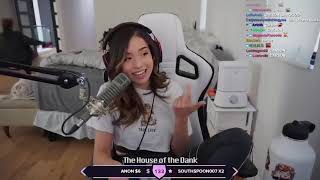 real SIMP moment egirl Pokimane [upl. by Anehsuc489]